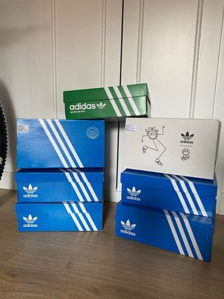Cajas Adidas para zapatillas (Azul/Blanco)