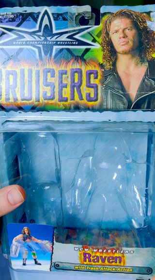 WCW Wrestling Marvel Toybiz Bruisers Raven 1999