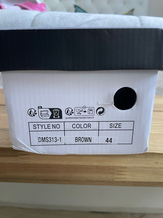 Zapatos planos charol mujer marrones talla 44