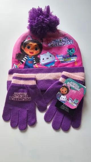 Gorro y Guantes Gabby's Dollhouse Disney