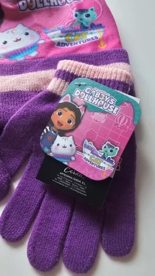 Gorro y Guantes Gabby's Dollhouse Disney