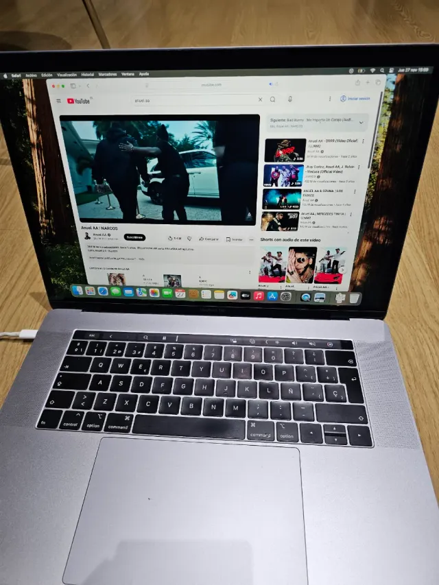 Apple Macbook Pro 15 Gris Espacial