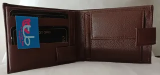 Cartera billetera de piel para hombre