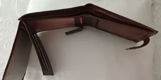 Cartera billetera de piel para hombre