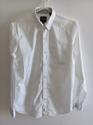 Camisa Dockers Blanca Talla S Slim Fit