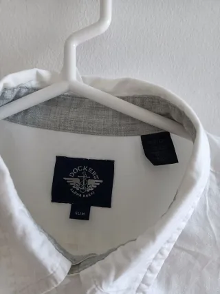 Camisa Dockers Blanca Talla S Slim Fit