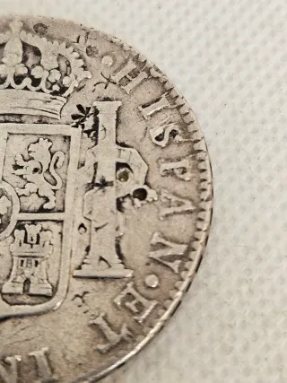 Nufilart Moneda Antigua Carlos III 1796 Plata