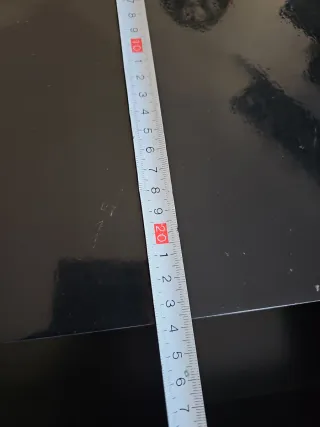 Cajonera negra de madera