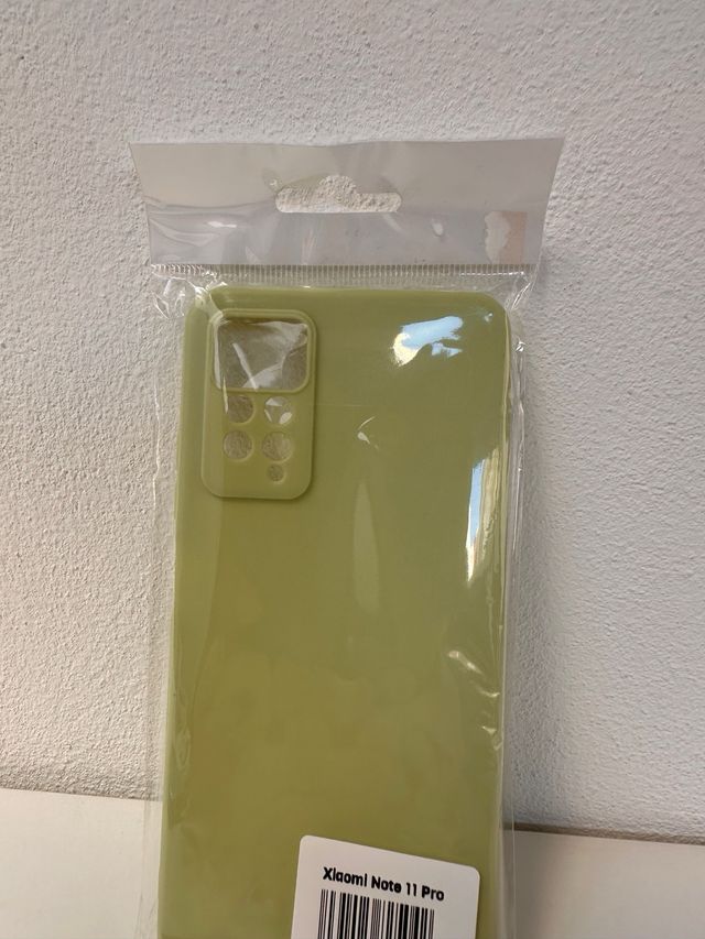 Fundas Xiaomi Note 11 Pro silicona varios colores