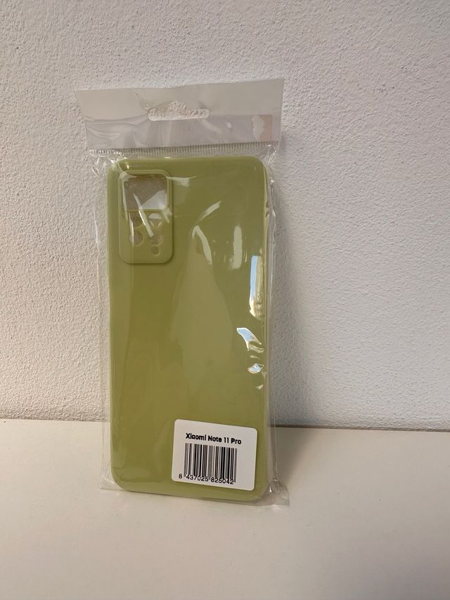 Fundas Xiaomi Note 11 Pro silicona varios colores