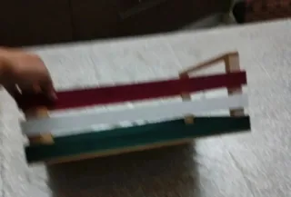 Ceste natalizie in legno