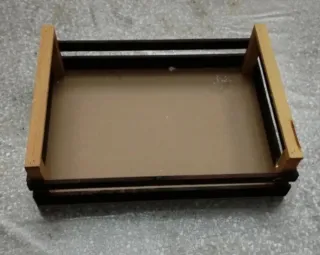 Ceste natalizie in legno