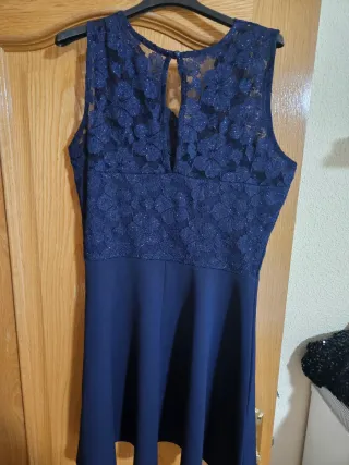 Vestido Quiz Azul Marino Talla M