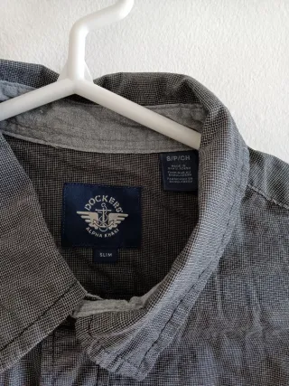 Camisa Dockers Slim Fit Talla S Gris