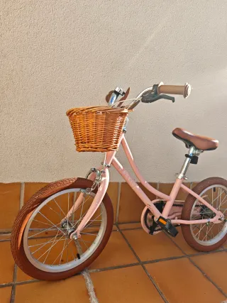 Bicicleta infantil rosa talla 16