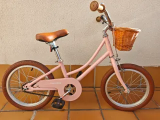 Bicicleta infantil rosa talla 16