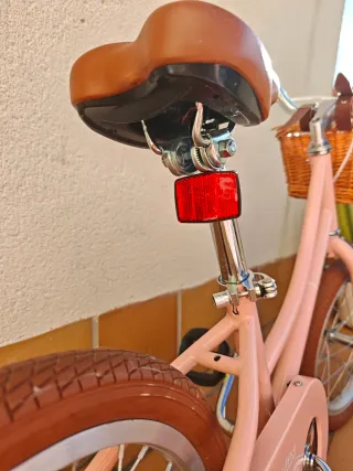 Bicicleta infantil rosa talla 16
