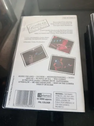 Cintas Betamax Genesis e Police