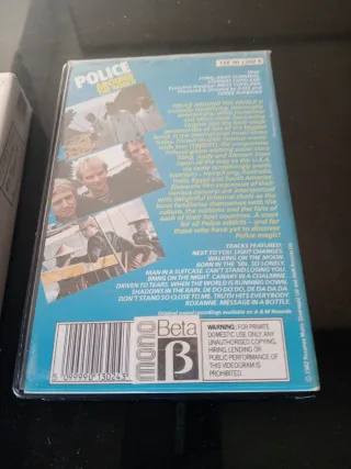 Cintas Betamax Genesis e Police