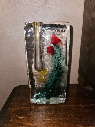 Vaso Barbini Murano monofiore