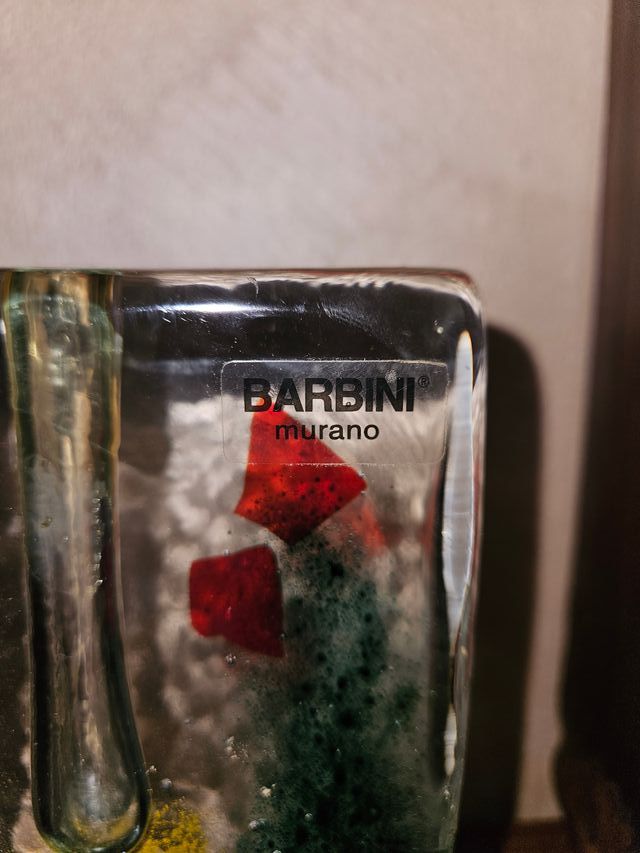 Vaso Barbini Murano monofiore