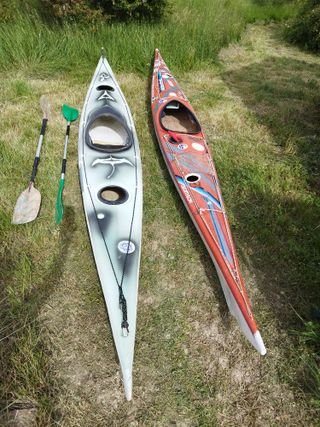 Kayak de mar de fibra