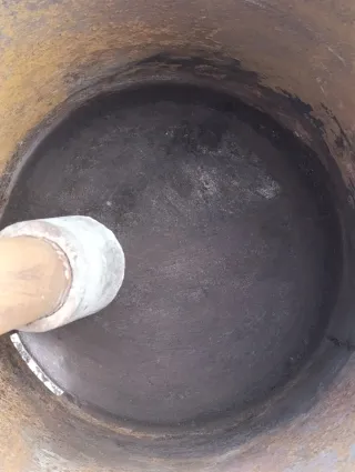 Estufa de leña metálica