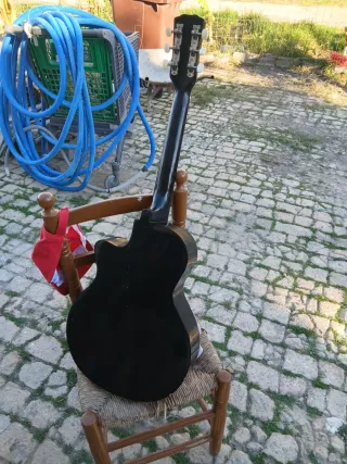 Guitarra Acústica Cowboy Negra