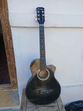 Guitarra Acústica Cowboy Negra