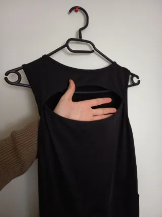 Vestido largo negro SHEIN