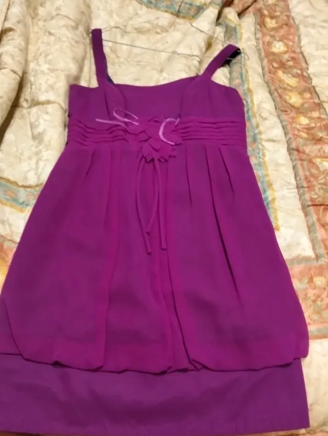 Vestido de fiesta morado