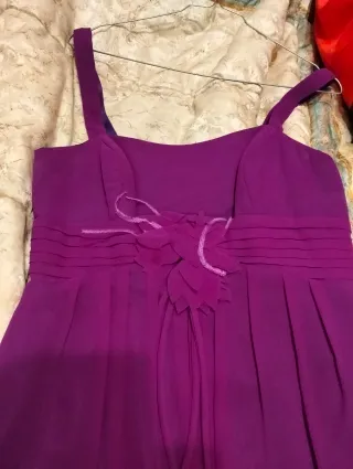 Vestido de fiesta morado