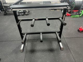 Soporte Gym Mancuernas Discos Barras