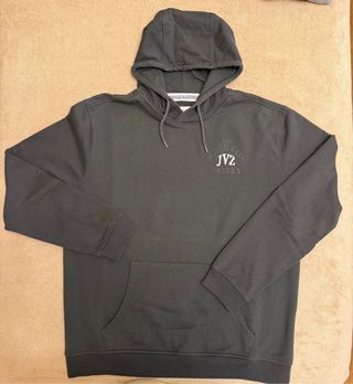 Sudadera con capucha JVZ gris