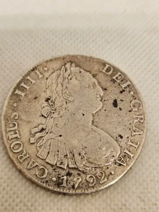 𝒩𝓊𝐹𝒾𝓁𝐴𝓇𝓉 8 reales de Carlos IV en plata