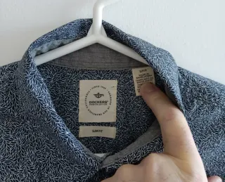 Camisa Dockers Slim Fit Estampada Talla S