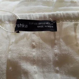 Blusa blanca manga larga