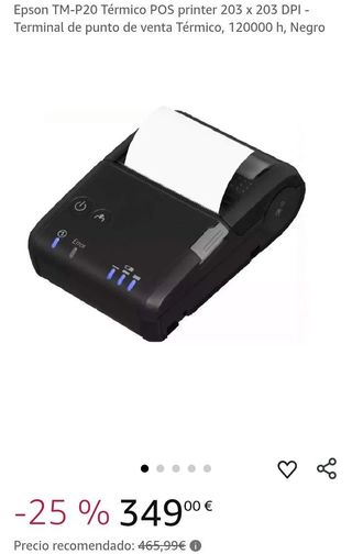 Impresora Epson TM-P20 térmica POS