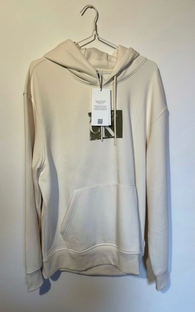 Felpa Calvin Klein Beige XL Nuova