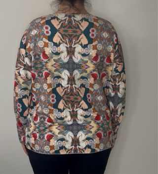 Jersey estampado manga larga