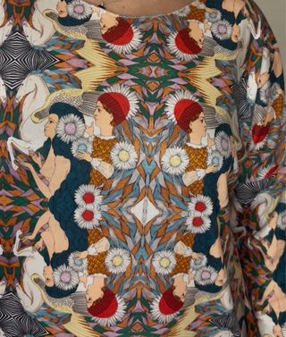 Jersey estampado manga larga