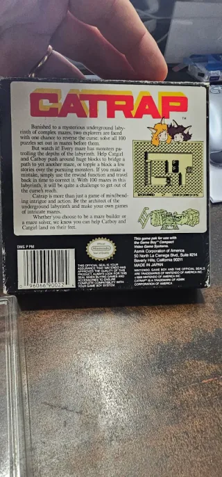 Nintendo Game Boy Catrap Cartuccia