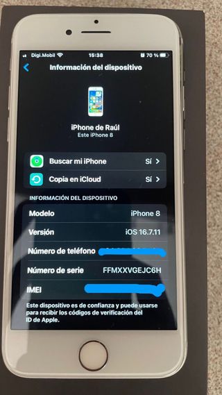 iPhone 8 64 GB Blanco