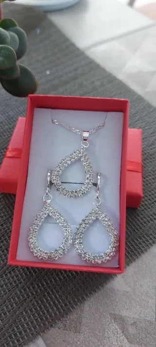 Conjunto Plata 925 3 Piezas