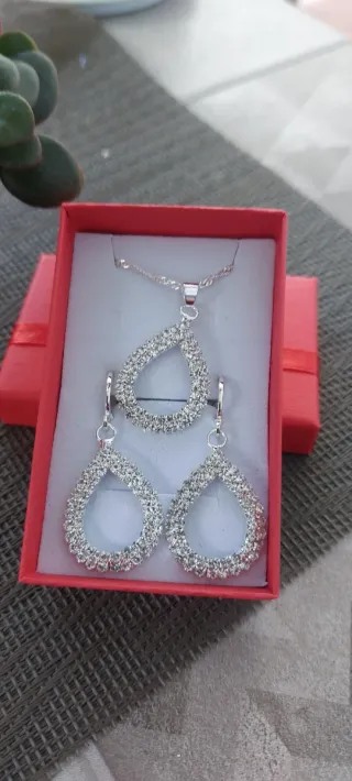 Conjunto Plata 925 3 Piezas