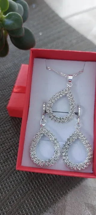 Conjunto Plata 925 3 Piezas