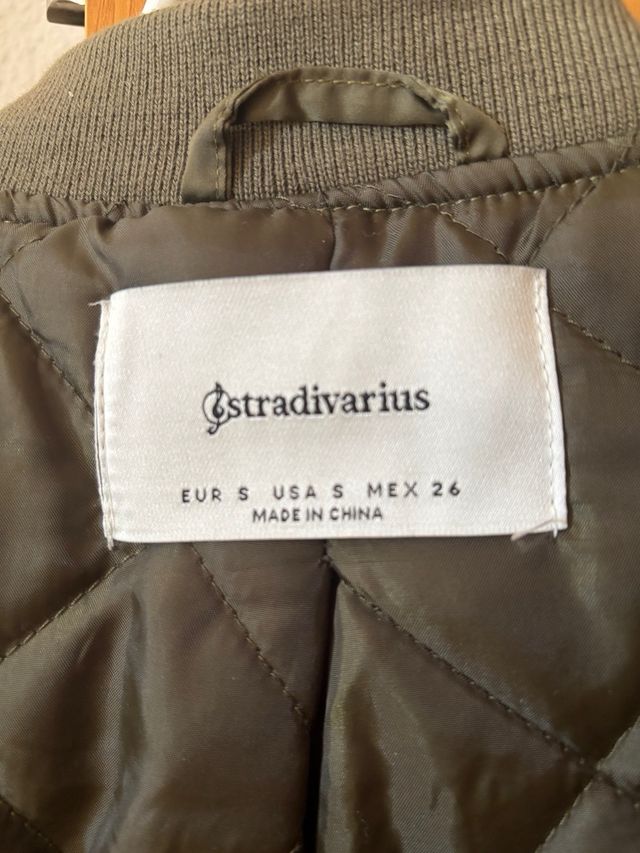 Chaqueta bomber verde