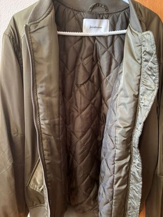 Chaqueta bomber verde