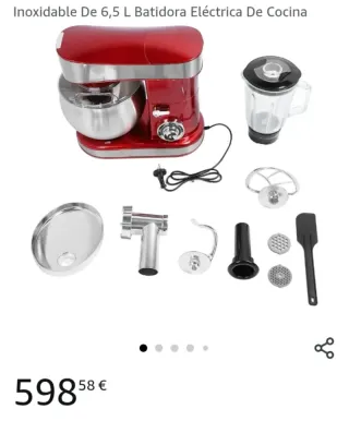 Robot Cocina Cecomix Mixer Plus 4018 6L 1200w