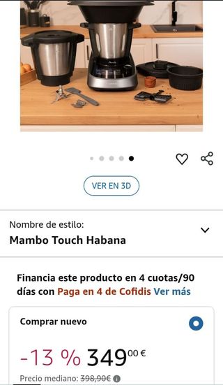 Cecotec Mambo Touch Habana - Robot Cocina